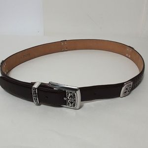 Brighton Women's Leather Textures Detail Belt